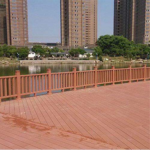 杭州广场塑木地板工程案例