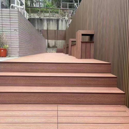 杭州木塑台阶护栏外墙制作