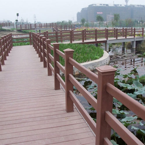 杭州景区木塑护栏施工案例