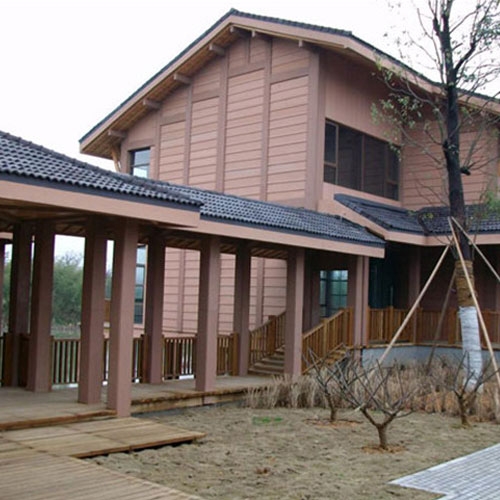 杭州塑木木屋长廊工程