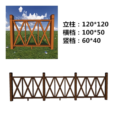 杭州塑木护栏栏杆
