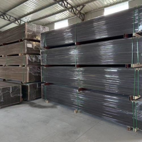 杭州广旭木塑地板厂家现货供应各种规格户外塑木地板、围栏板材料