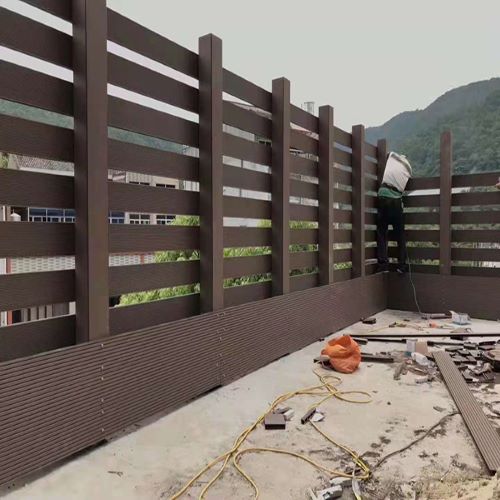杭州户外阳台木塑围栏制作安装